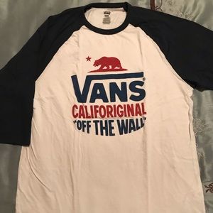 3/4 Sleeve Vans Shirt Size XL